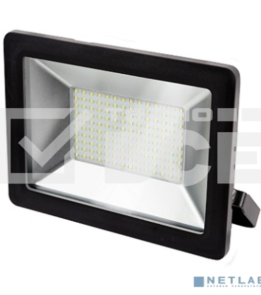 Прожектор светодиодный Gauss Elementary 100Вт 6600лм IP65 6500К черный ПРОМО