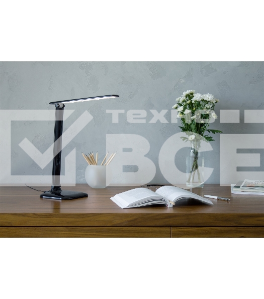 Светильник настольный со светодиодами СТАРТ (4680024811538) CT62 черный
