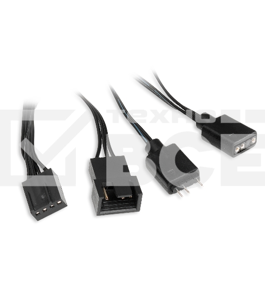 Кулер для ПК HSPD FN027 ARGB черный 120мм 1500rpm 30db 4-pin