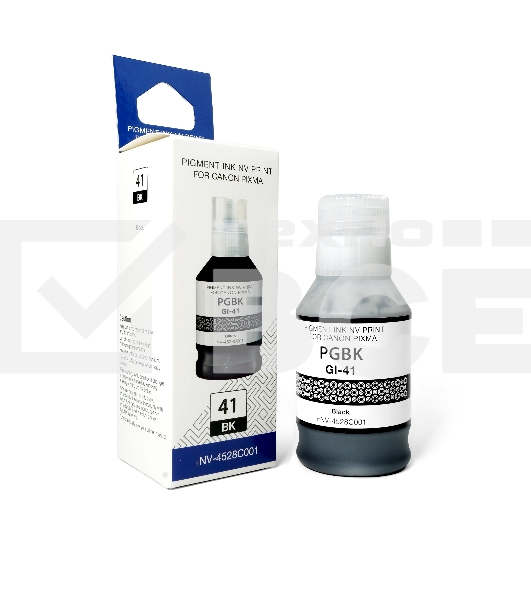 Чернила NVP GI-41 PGBK (NV-4528C001) для Canon Pixma G1420, G2420, G3420, G2460, G3460 (135 мл) Black пигментные (в коробке) совместимые