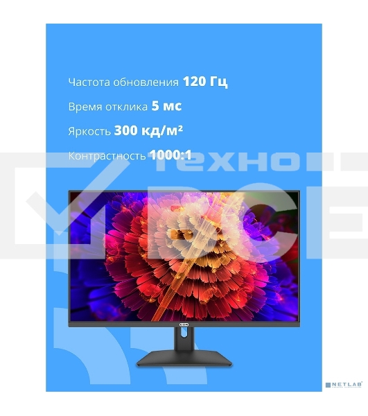 Монитор LCD CBR 31.5' ME-3203, IPS, FHD 1920x1080, 120Гц, 1*DP, 1*HDMI, черный, кабель 1* HDMI 1.5м LCD-ME3203-OPC