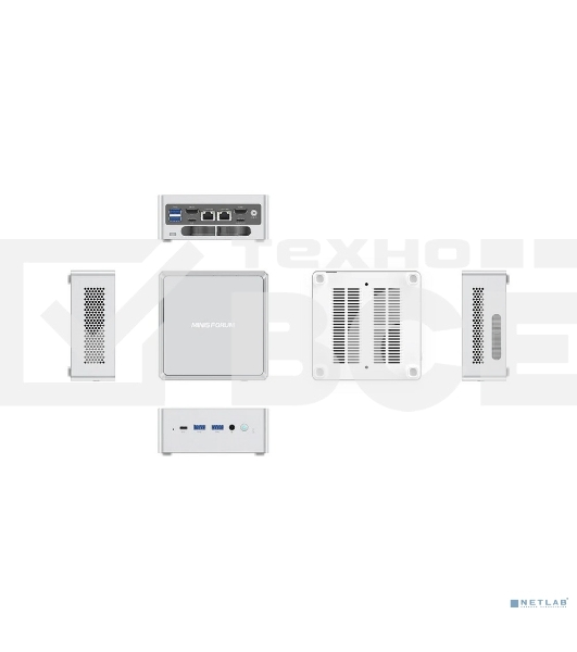 Мини ПК Minisforum NAB6LITE/BAREBONE (i5-12600H) Intel Graphics, Win11 Pro