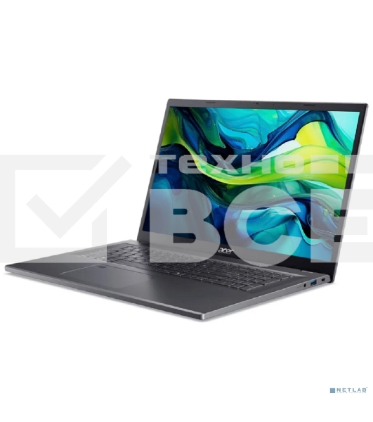 Ноутбук Acer Aspire 17 A17-51M-54AL NX.JERER.001 Silver 17.3' FHD Intel Core i5-1334U/16Gb/512Gb SSD/NoOS