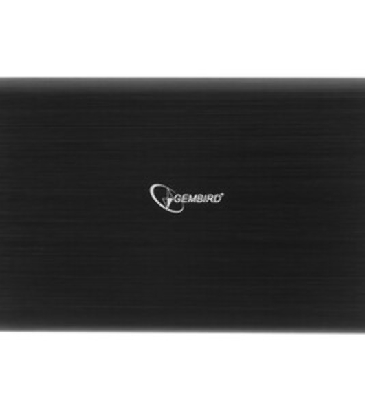 Внешний корпус 2.5' Gembird EE2-U3S-50, черный, USB 3.0, SATA, алюминий