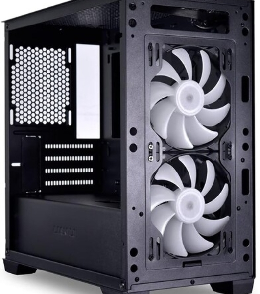 Компьютерный корпус Lian-Li Lancool 205M Mesh черный без БП ATX 2xUSB 3.0 audio bott PSU