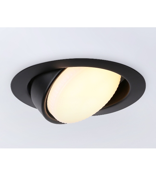 Светильник встраиваемый G10123 BK черный GX53 max 12W D120*48