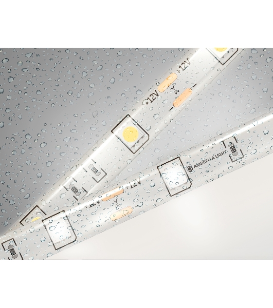 Светодиодная лента Ambrella light GS1902 5050 30Led/ 7.2W m/ 12V IP65 4500K/ 5000*10*2.87mm (2 конт.)
