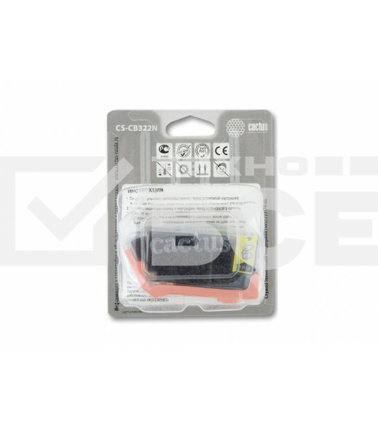 Картридж струйный Cactus CS-CB322N №178XL фото черный (14.6 мл.) для HP PS B8553/C5383/C6383/D5463