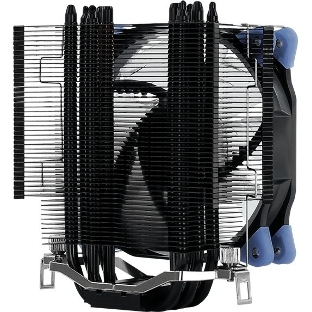 Кулер для процессора AeroCool/Formula Verkho 5 Dark черный, 120 мм, алюминий/медь, 2000 об/мин, 27 дБ, 4 pin, 150 Вт, 156.5 мм