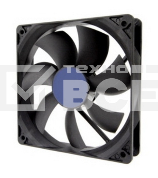 Вентилятор для корпуса ACD ACD-F1225BH3-A черный, 120 мм, 2300 об/мин, 36.9 дБ, 3 pin