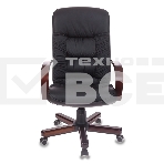 Кресло руководителя Бюрократ T-9908/WALNUT черный, кожа, крестовина металл, фото11