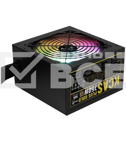Блок питания Aerocool / Formula KCAS PLUS GOLD 750W (750W, ATX v2.4, APFC, Fan ARGB 12cm, 80+ Gold, Retail)