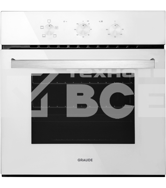 Электрический духовой шкаф Graude BE 60.0 W, встраиваемый