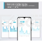 Умная розетка Mini Smart Wi-Fi Socket, Energy MonitoringSPEC: 100-240 V, Max Load 16 A, 50/60 Hz, 2.4 GHz Wi-Fi networkingFEATURE: Amazon Certified for Humans (FFS), Energy Monitoring, Voice Control (works with Amazon Alexa and Google Assistant), Remote Control, фото2