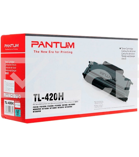 Картридж лазерный Pantum TL-420H/HP черный для P3010D, P3010DW, P3300DN, P3300DW, M6700D, M6700DW, M7100DN, M7100DW, M6800FDW, M7200FD, M7200FDN, M7200FDW 3000 стр.