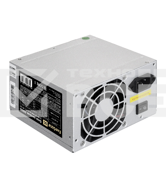 Блок питания 650W ExeGate AB650 (EX292143RUS-PC), 650Вт, 80мм, серебряный