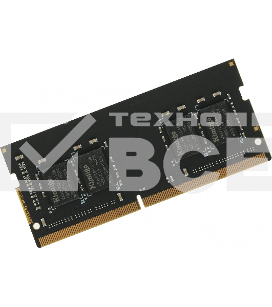 Оперативная память Kimtigo, DDR4, 4GB (1x4 GB), 2666 MHz, CL19, SO-DIMM