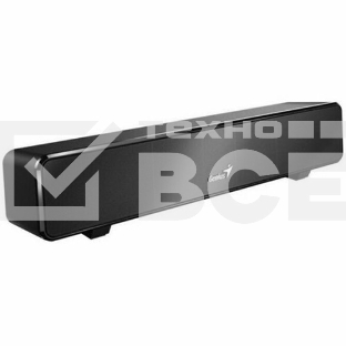 Мини саундбар Genius SoundBar 100. Ультракомпактный. Выходная мощность 6Вт. Тип подключения: USB. Частотная характеристика: 110-20000Гцz. Встроенный регулятор громкости. Аудиовыход 3,5 мм. Цвет: черный