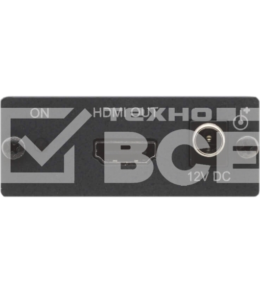 Приемник Kramer Electronics PT-572+ сигнала HDMI из кабеля витой пары (TP), поддержка HDCP и HDTV, HDMI (V.1.4 c 3D, Deep Color, x.v.Color, Lip Sync, HDMI Uncompressed Audio Channels, Dolby TrueHD, DTS-HD) с адаптером питания, 1.65Gbps