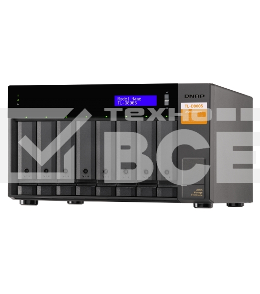 Полка расширения сетевого хранилища без дисков SMB QNAP TL-D800S SATA expansion enclosure, 8-tray 3,5