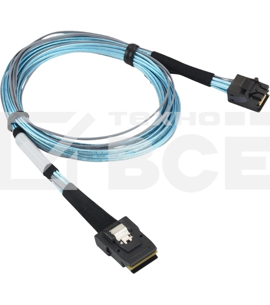 Кабель Gigabyte Cable SAS HD TO SLIMLINE SAS длина 0,8, синий