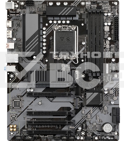 Материнская плата Gigabyte B760 DS3H, LGA 1700, Intel B760, 4xDDR5, 4xSATA, 2xM.2, 1xPCIe 4.0 x16, 4xPCIe 3.0 x1, 1xHDMI, 1xDP, 1x 1Gb LAN, 1xUSB 3.2 Gen 2, 1xUSB 3.2 Gen 2x2, 4xUSB 2.0, 3x3.5 мм, 7.1, ATX