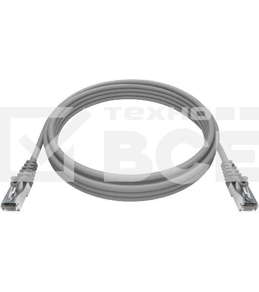 Патч-корд NTSS NTSS-PC-FTP-RJ45-5e-0.5-LSZH-GY NTSS-PC-FTP-RJ45-5E-0.5-LSZH FTP RJ-45 вил.-вилка RJ-45 кат.5E 0.5м серый LSZH (уп.:1шт) 26AWG