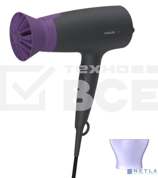 Фен Philips BHD351/10 2100Вт, черный