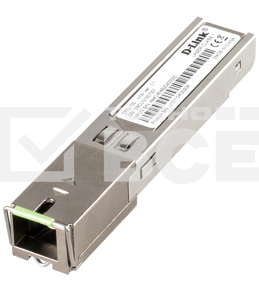 Трансивер DPN-100 GPON ONT Class B+ SFP Transceiver, SC/APC, Single-mode, Tx: 1310nm, Rx: 1490nm, 20KM