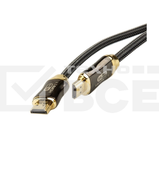 Кабель HDMI 19M/M,ver. 2.1, 8K@60 Hz 1.5m метал разъемы, нейлоновая оплетка Telecom <TCG300-1.5M> Кабель HDMI 19M/M,ver. 2.1, 8K@60 Hz 1.5m метал разъемы, нейлоновая оплетка Telecom