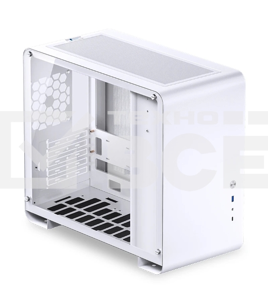 Корпус без блока питания JONSBO U4 Mini, Mini-Tower, TG, no fan, 1xUSB-A 3.0 + 1xUSB-C 3.2, mATX, mITX White