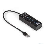 USB-концентратор 4-в-1 ExeGate DUB-331T (кабель-адаптер USB3.0 --> 3xUSB2.0, 1xUSB3.0, Plug&Play, черный), фото7