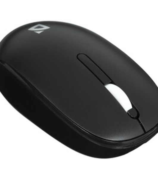 Мышь беспроводная Defender Smart MM-396 черный, 1600 dpi, радиоканал, Bluetooth, USB, кнопки - 3