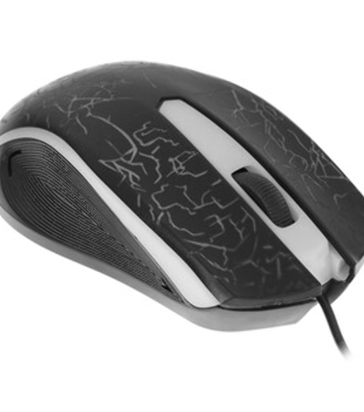 Мышь проводная Oklick 395M SHADOW черный, 1500 dpi, USB, кнопки - 3