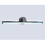 Светильник Ambrella light FL6102 BK черный 14W 3000K-6400K 605*100*60, фото7