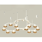 Светильник Ambrella light XR92082000/22 SWH/PYG/CL белый песок/золото желтое полированное/прозрачный GX53, фото3