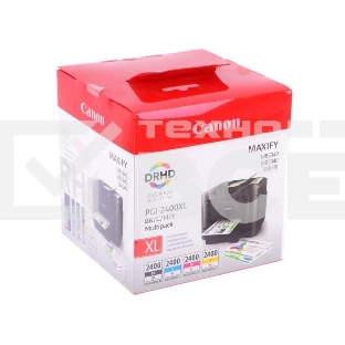 Картридж струйный CANON PGI-2400XL BK/C/M/Y MULTI (экономичный комплект: Bk 2500 стр, C/M/Y - по 1500 стр) для MAXIFY iB4040/МВ5040/МВ5340
