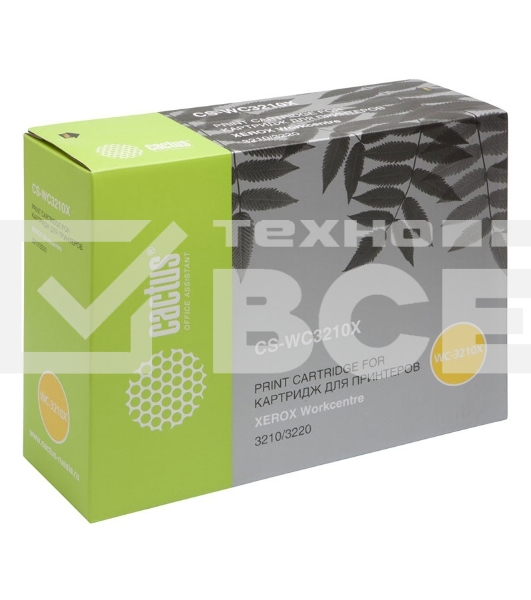 Картридж лазерный Cactus CS-WC3210X (106R01487) черный (4100 стр.) для Xerox WorkCentre 3210/ 3220