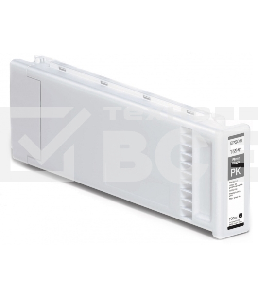 Картридж струйный EPSON T694100 (C13T694100) фото черный (700 мл) для SureColor SC-T3000, SC-T3200, SC-T5000, SC-T5200, SC-T7000, SC-T7200