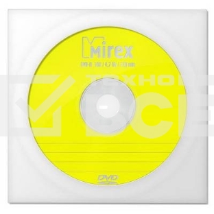 Диск DVD-R Mirex 4.7 Gb, 16x, Бум.конверт (1), (1/150/600)