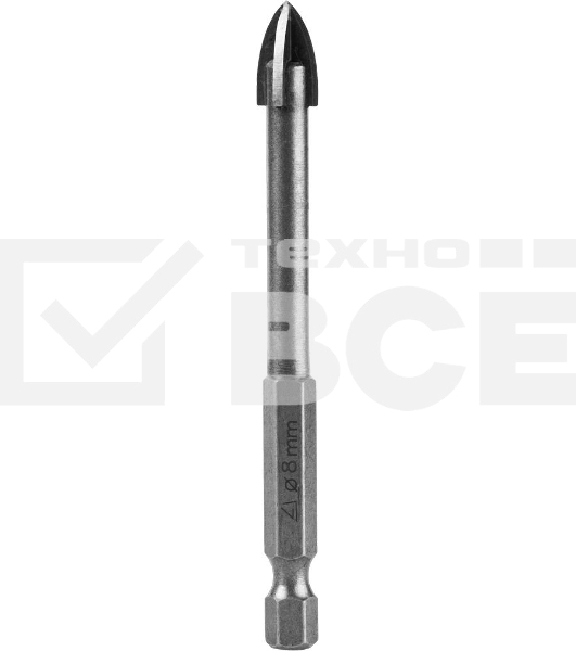 Сверло по плитке STAYER PROFI 2985-08_z01 с 4-мя режущими лезвиями d8мм