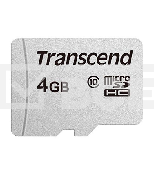 Флеш карта microSD 4Gb Transcend microSDHC Class 10, (без адаптера), TLC