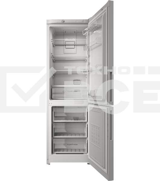 Холодильник Indesit ITR 4180 W белый двухкамерный 220/78л морозилка снизу