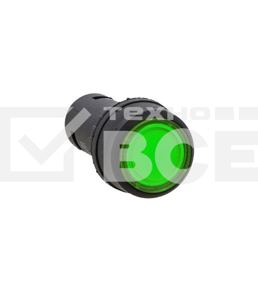 Кнопка SW2C-10D с подсветкой зел. NO EKF sw2c-md-g
