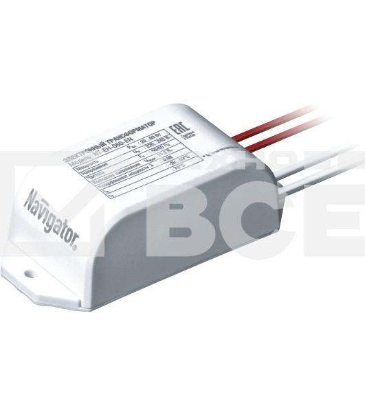 Трансформатор Navigator 94432 NT-EH-060-EN 12В 60 Вт