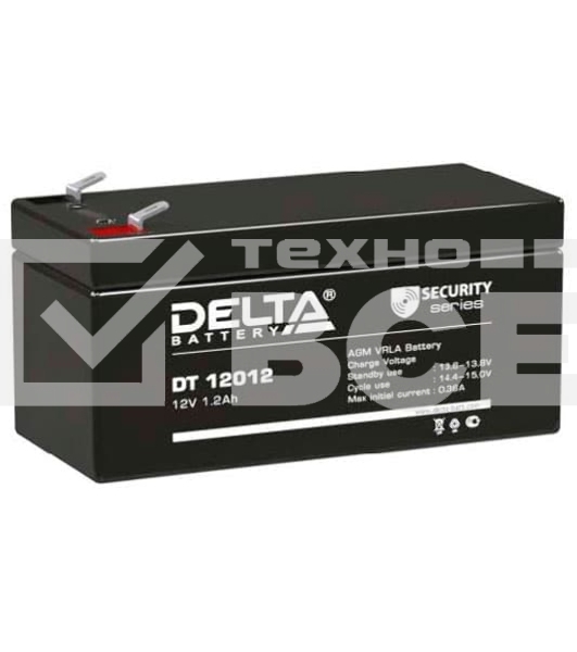 Батарея Delta DT 12012 (12V, 1.2Ah)