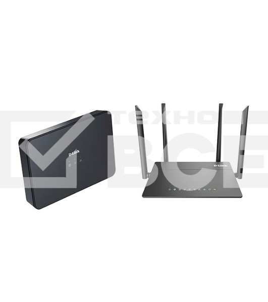 Роутер беспроводной D-Link DIR-815/S (DIR-815/SRU/S1A) 10/100BASE-TX/Wi-Fi черный