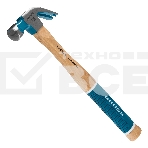 Молоток-гвоздодер GROSS 200 г угол 45 магнит обрезиненная рукоятка AMERICAN HICKORY 10414, фото7