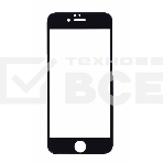 Защитное стекло 4D для Apple iPhone 6/6S черный, фото2