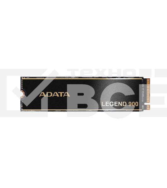 Накопитель SSD ADATA LEGEND 900, 2000Gb, PCIe 4.0 x4, 2280, NVMe, R/W 7000/5400, с радиатором
